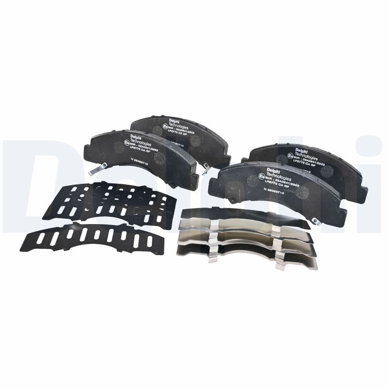 Bremsbelagsatz hinten/vorne , passt zu: TOYOTA DYNA; ISUZU GRAFTER, N V 3.0D/4.0D 10.06-