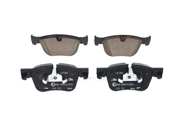 Bremsbelagsatz, Scheibenbremse