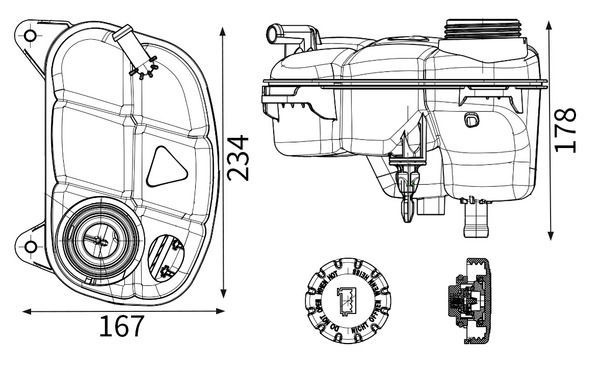 Ausgleichsbehälter, Kühlmittel