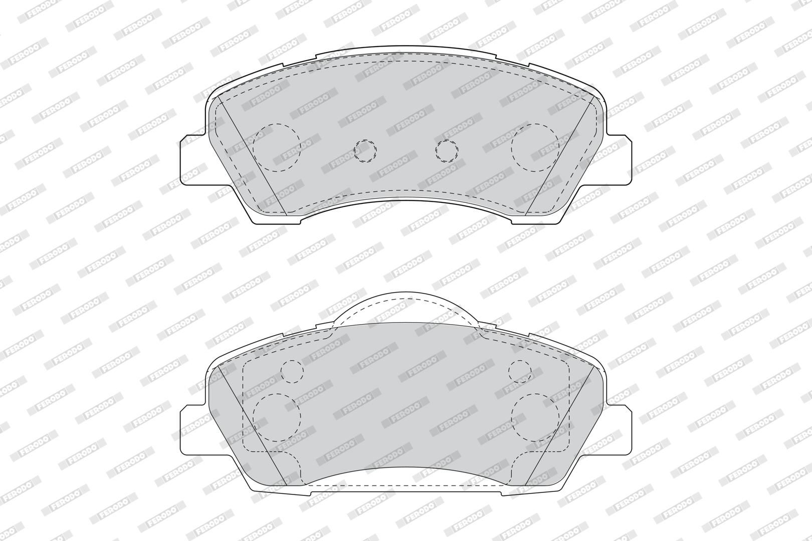 Bremsbelagsatz, Scheibenbremse