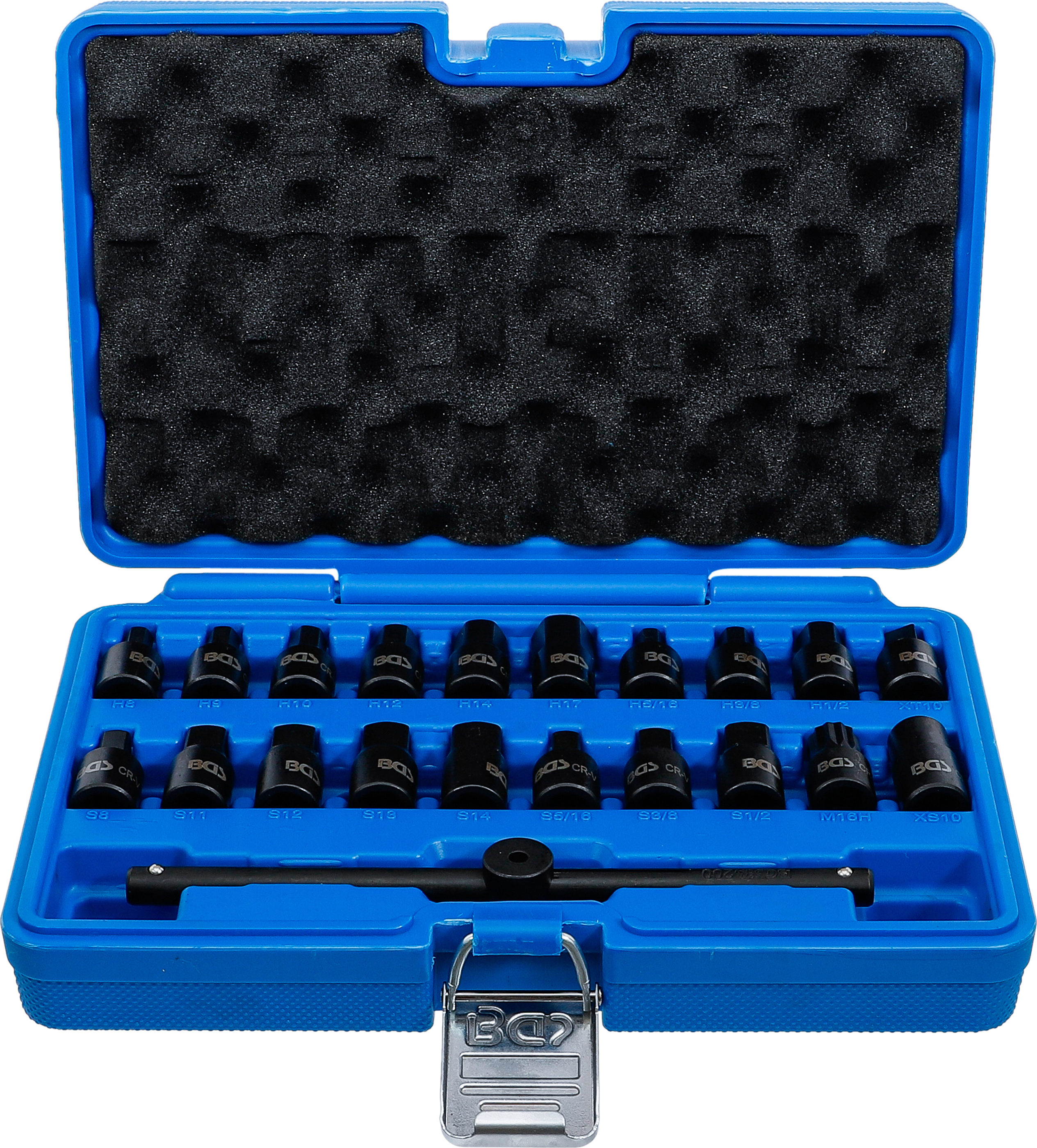BGS Ölwannen-Spezial-Einsatz-Satz | Antrieb Innenvierkant 10 mm (3/8") | 21-tlg.