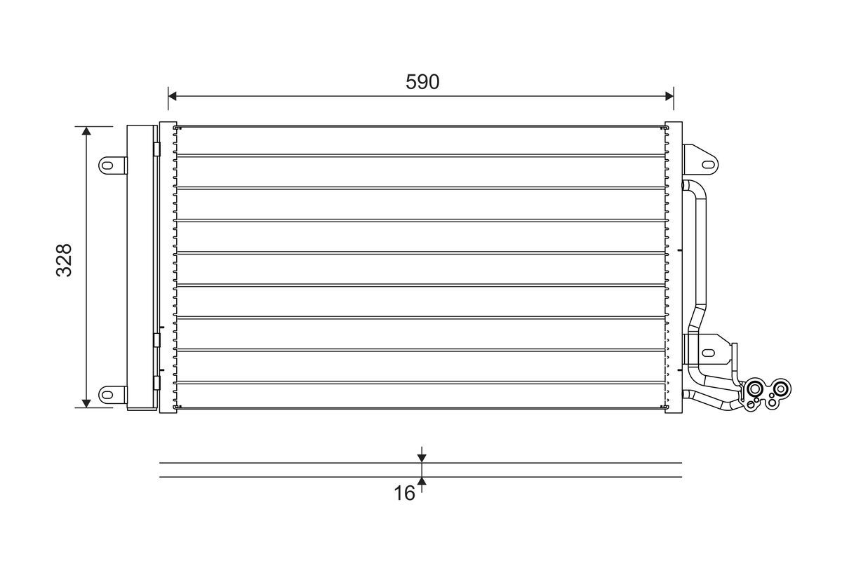Kondensator, Klimaanlage