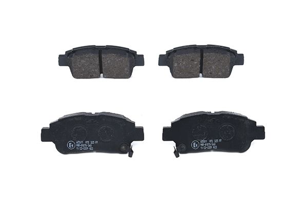 Bremsbelagsatz, Scheibenbremse