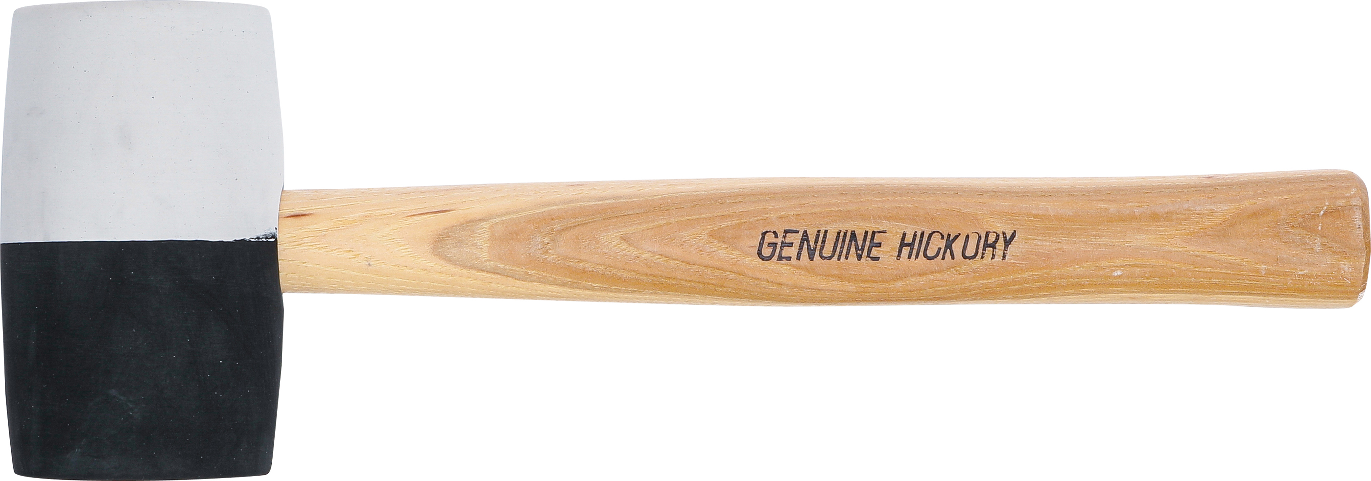 BGS Gummihammer | Hickory-Stiel | schwarz-weißer Kopf | Ø 63 mm | 840 g