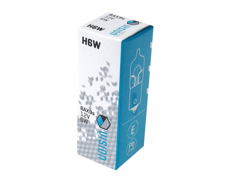 Vision Glühbirne H6W 12V 6W BAX9S Glühlampe 10er Pack