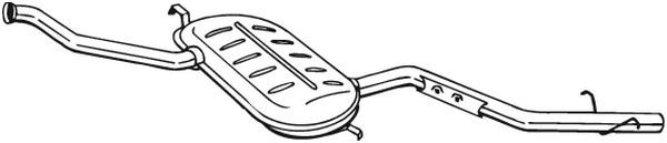 Mittelschalldämpfer