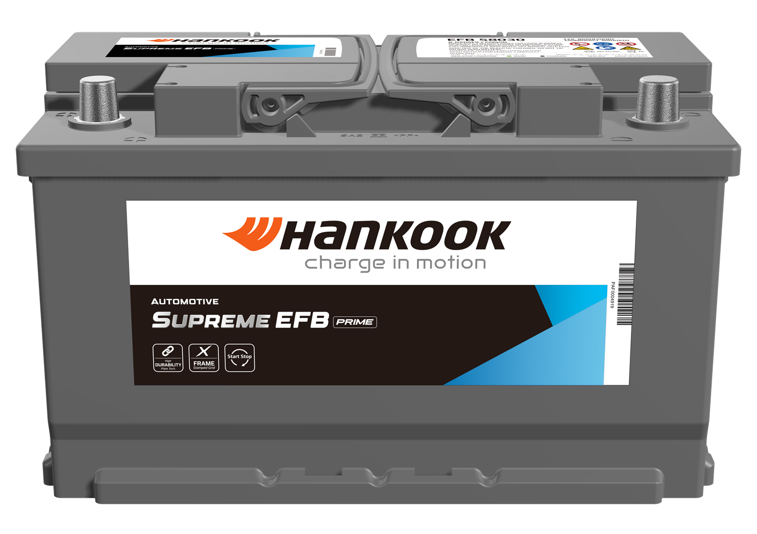 Starterbatterie “Hankook 12 V, 80 Ah, 800 A”