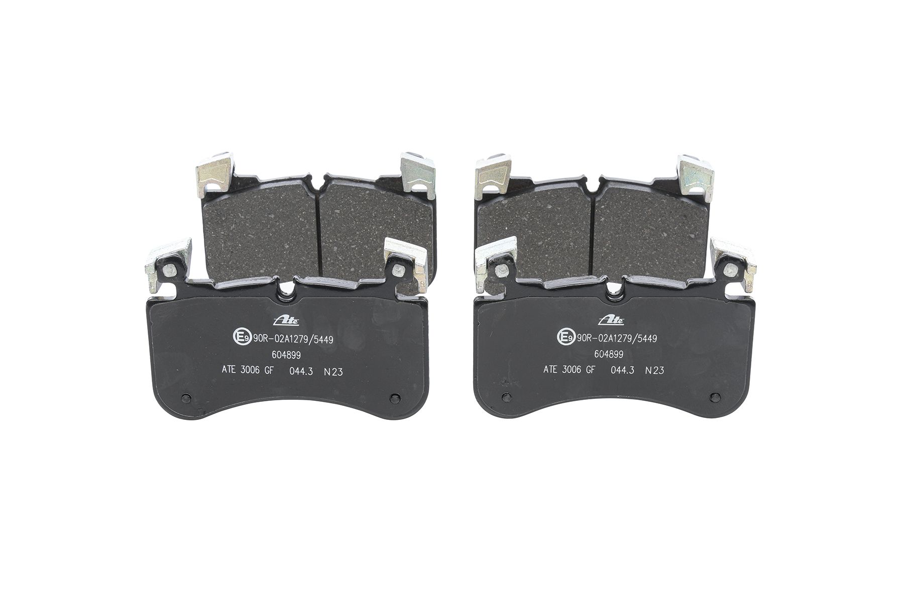 Bremsbelagsatz, Scheibenbremse