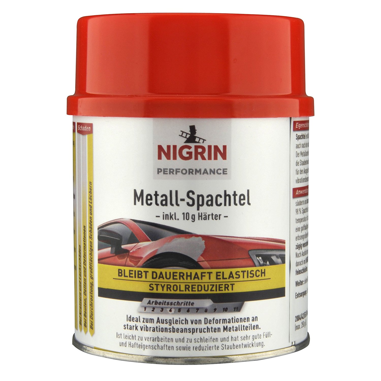 Nigrin Performance Metall Spachtel 500 g