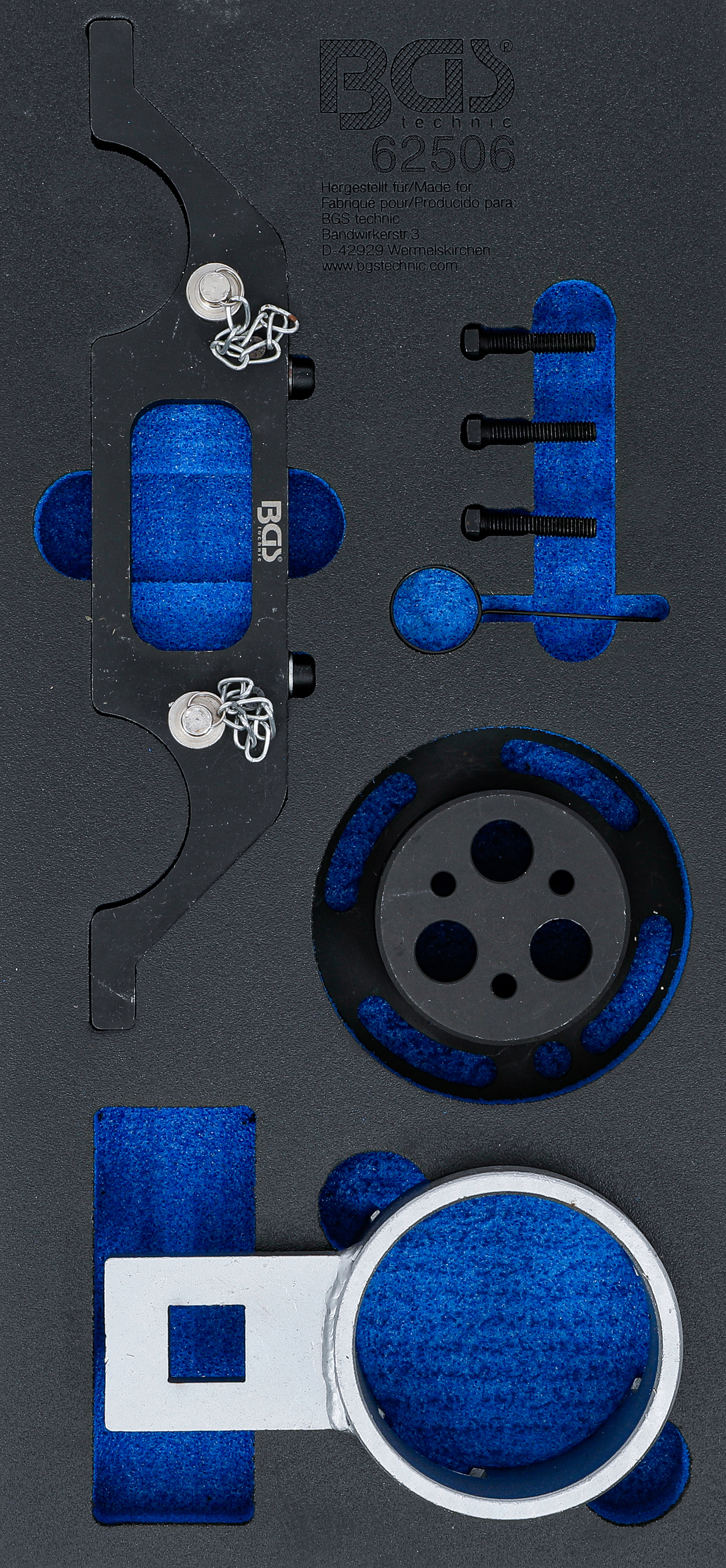 BGS Werkstattwageneinlage 1/3: Motor-Einstellwerkzeug-Satz | für Opel Vectra, Signum, Zafira