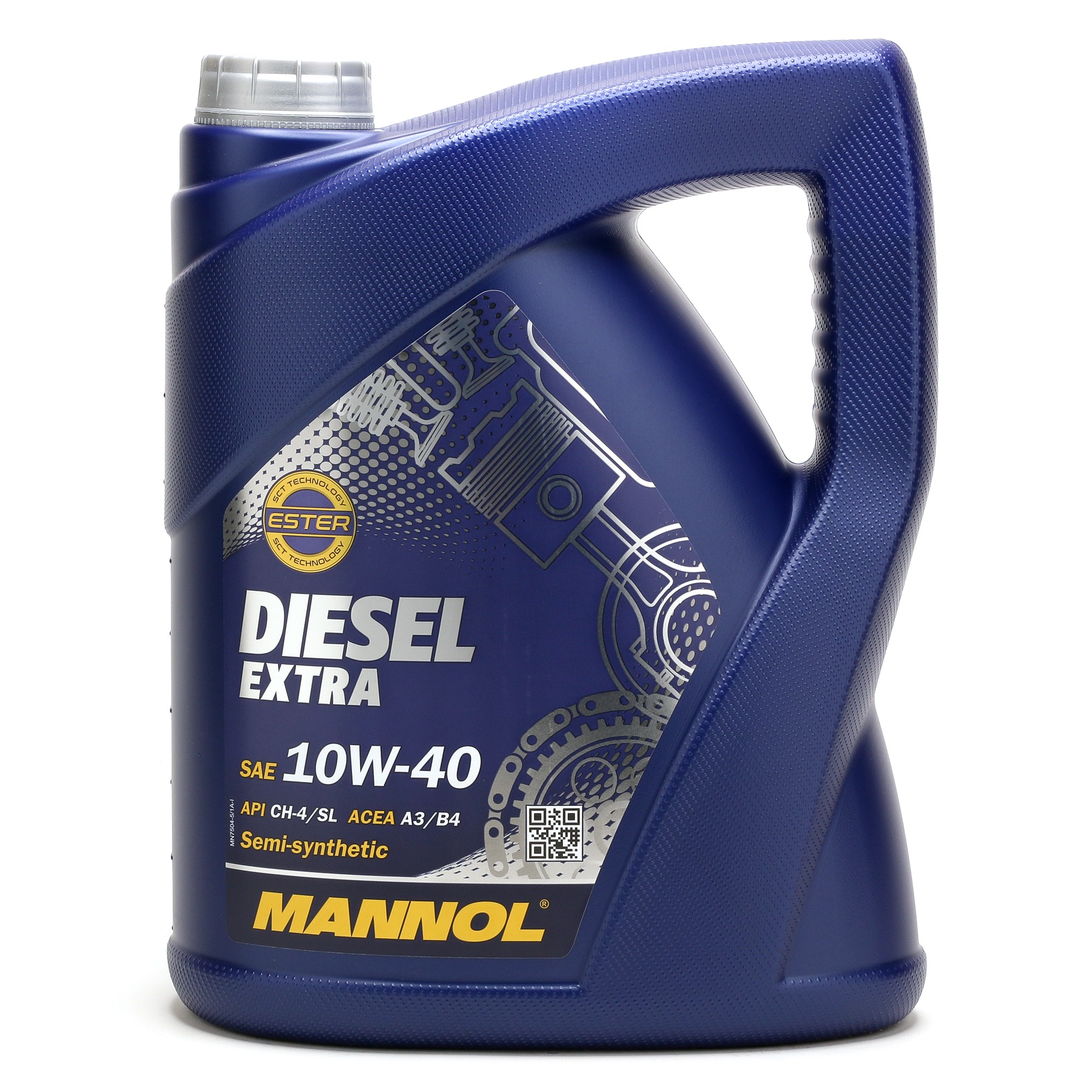 10W-40 Mannol 7504 Diesel Extra Motoröl 5 Liter