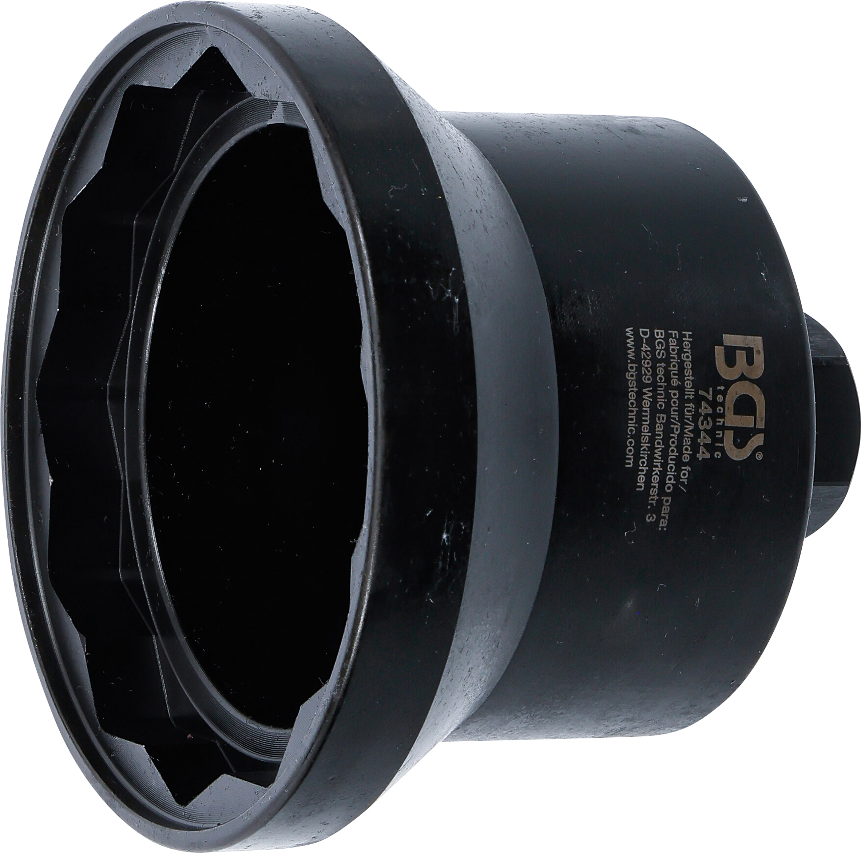 BGS Achsmuttern-Schlüssel | Zwölfkant | für Iveco Eurotech Cursor | SW 105 mm