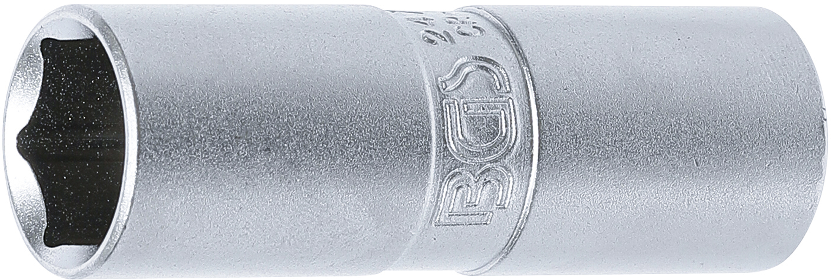 BGS Zündkerzen-Einsatz Sechskant | Antrieb Innenvierkant 12,5 mm (1/2") | SW 16 mm