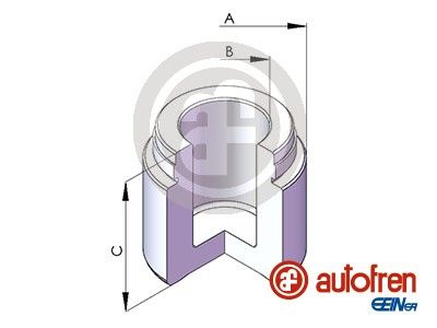 Kolben, Bremssattel “AUTOFREN SEINSA ATE/BREMBO , 33 mm, 40 mm”