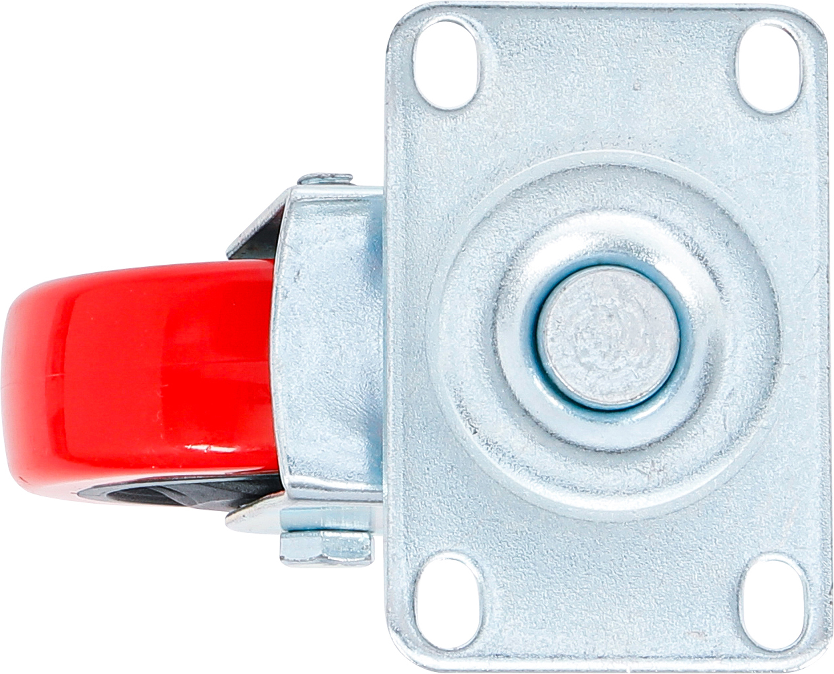 BGS Lenkrolle | rot/schwarz | Ø 100 mm