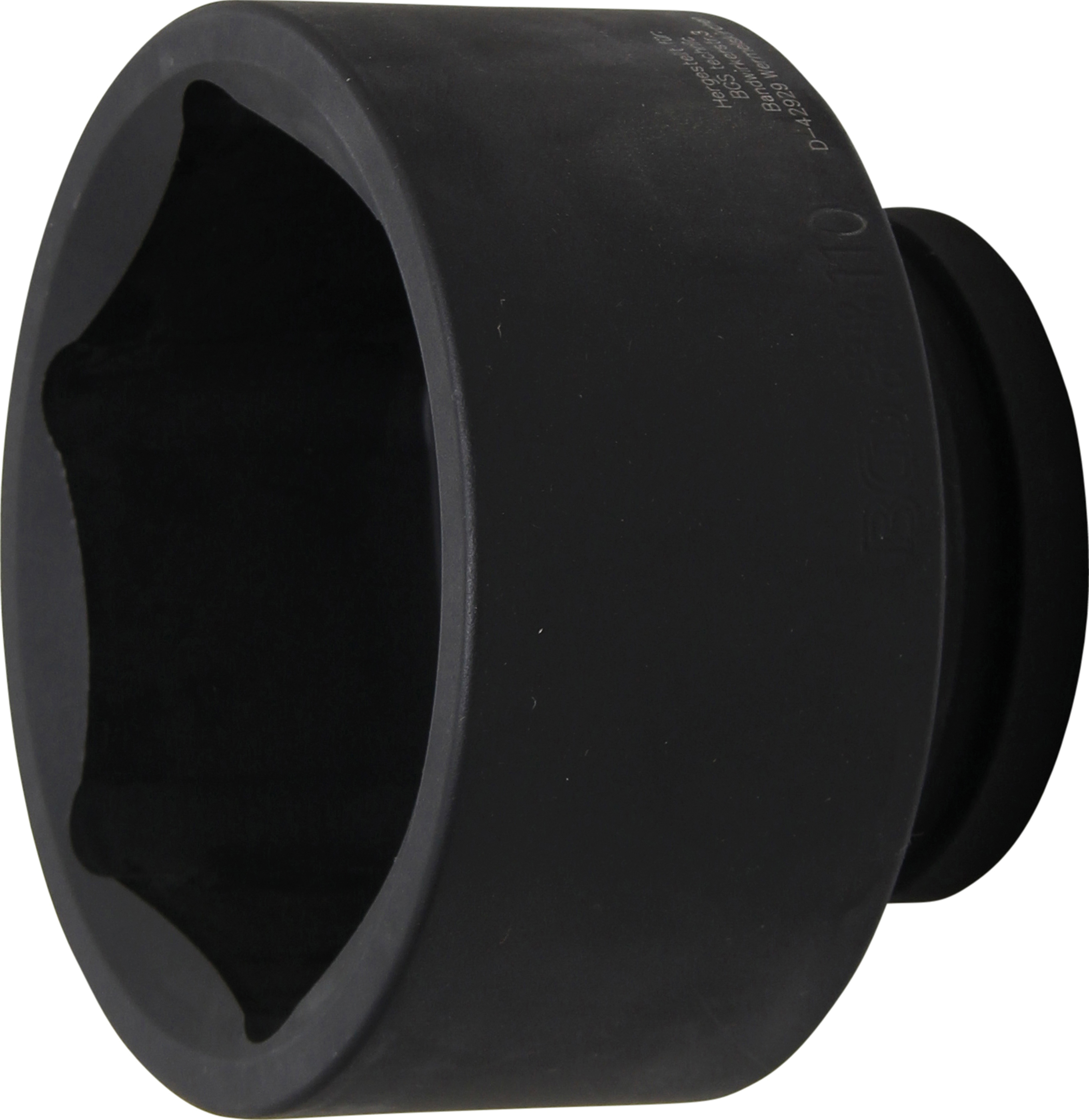 BGS Kraft-Steckschlüssel-Einsatz Sechskant | Antrieb Innenvierkant 25 mm (1") | SW 110 mm