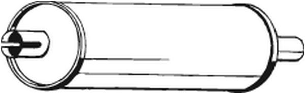 Mittelschalldämpfer