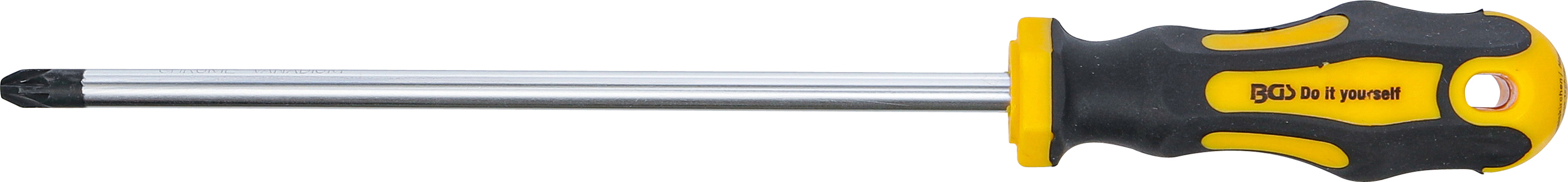 BGS Schraubendreher | Kreuzschlitz PZ3 | Klingenlänge 200 mm