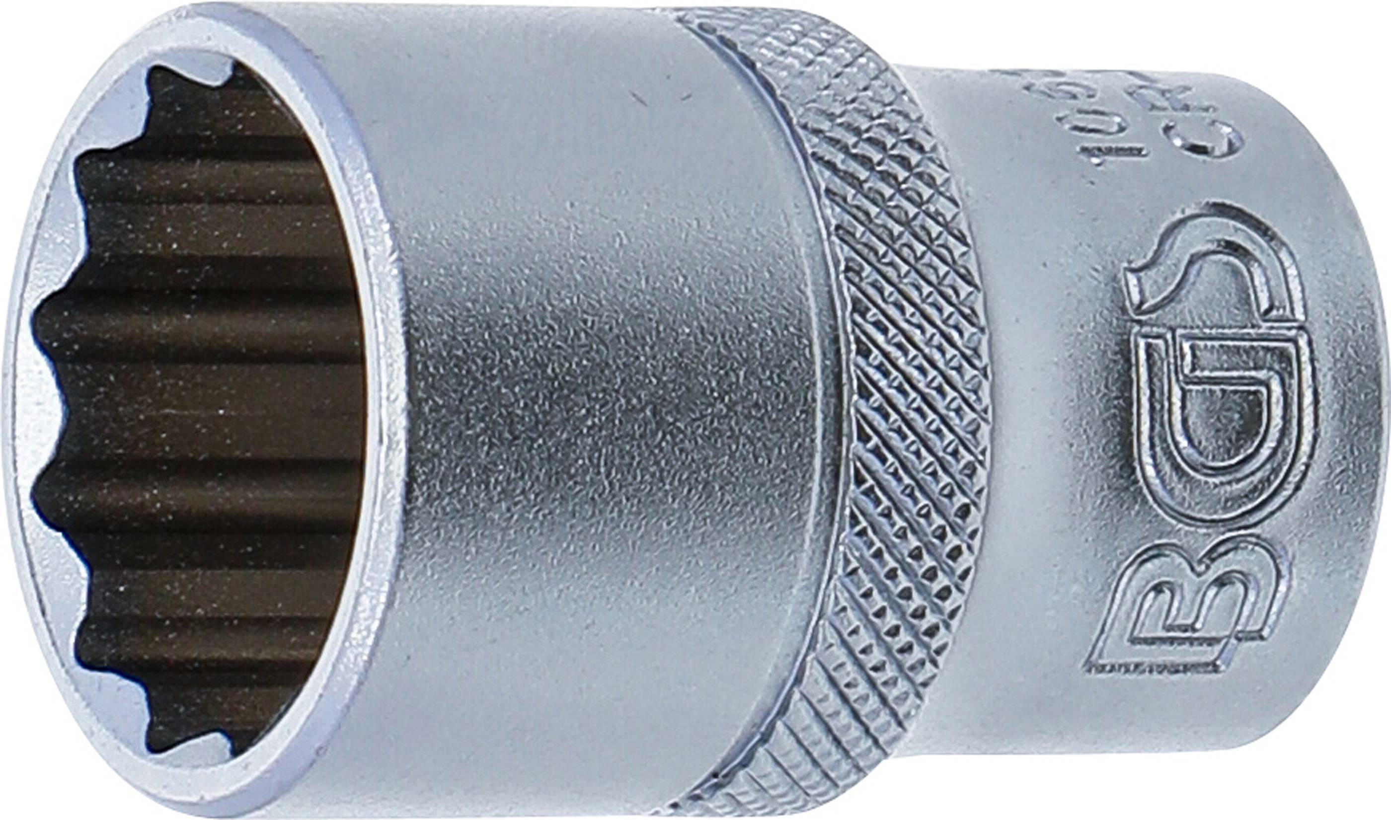 BGS Steckschlüssel-Einsatz Zwölfkant | Antrieb Innenvierkant 12,5 mm (1/2") | SW 19 mm