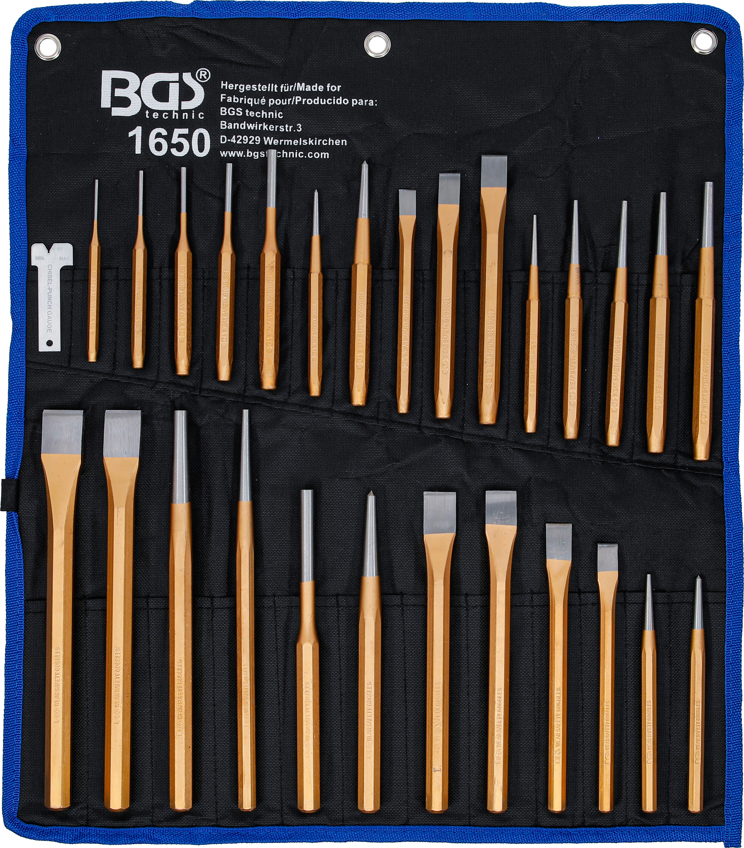BGS Meißel- und Durchschläger-Satz | 28-tlg.