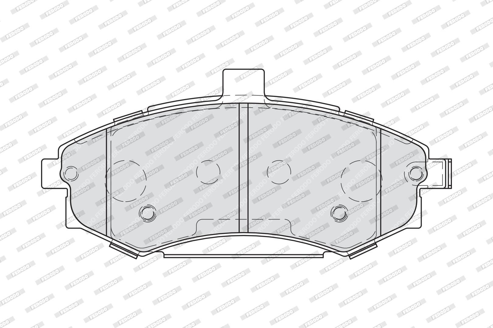 Bremsbelagsatz, Scheibenbremse