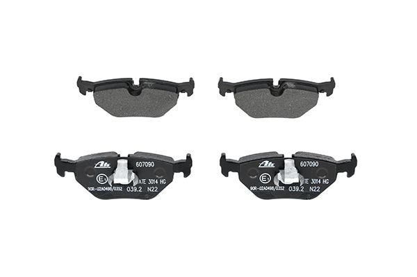 Bremsbelagsatz, Scheibenbremse