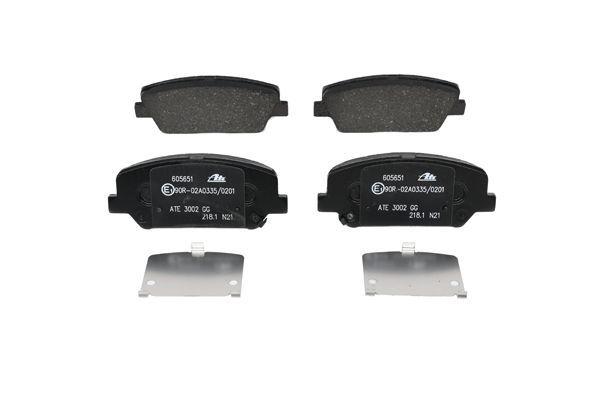 Bremsbelagsatz, Scheibenbremse