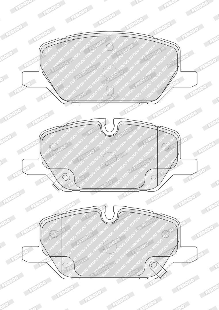 Bremsbelagsatz, Scheibenbremse