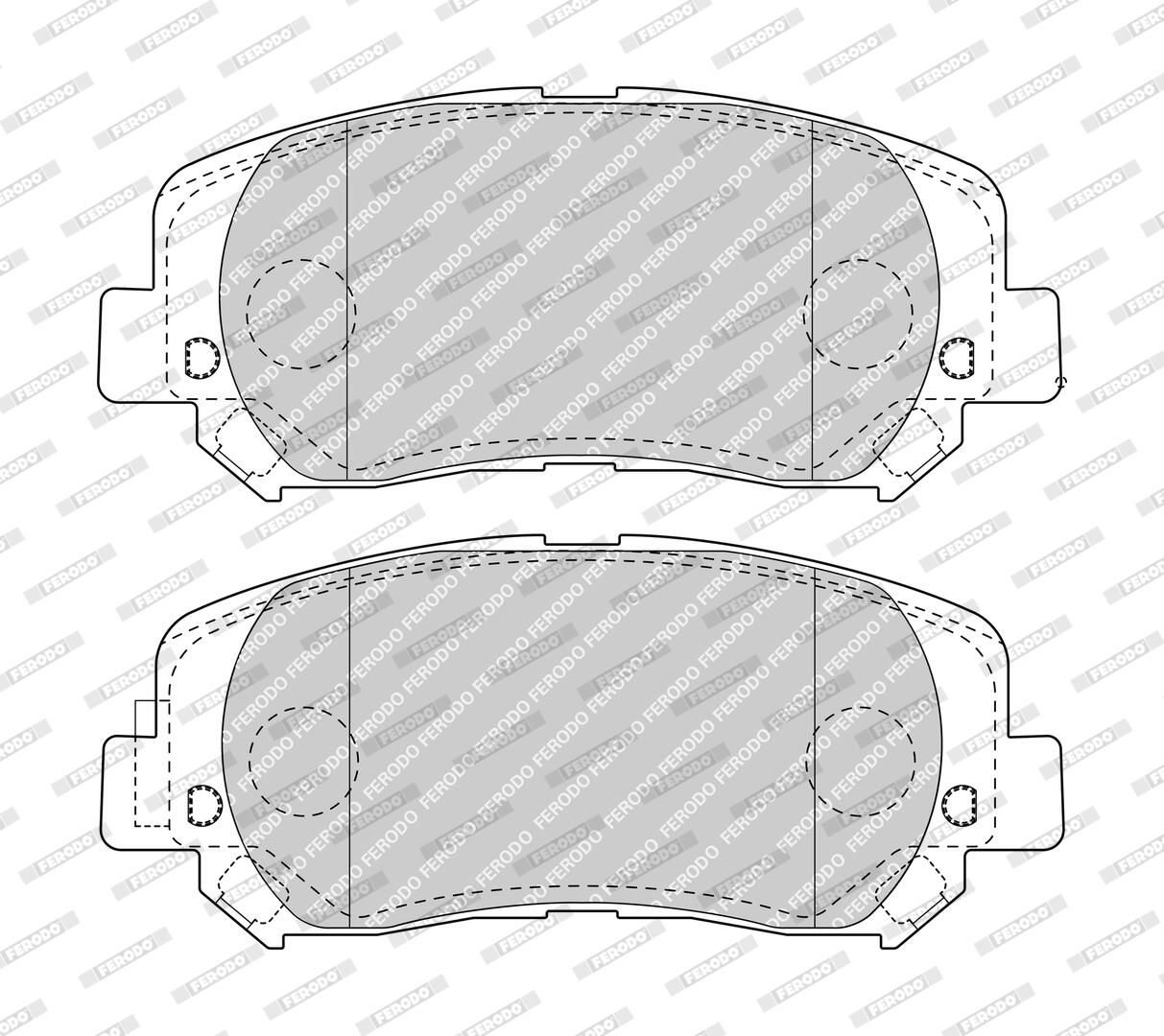 Bremsbelagsatz, Scheibenbremse