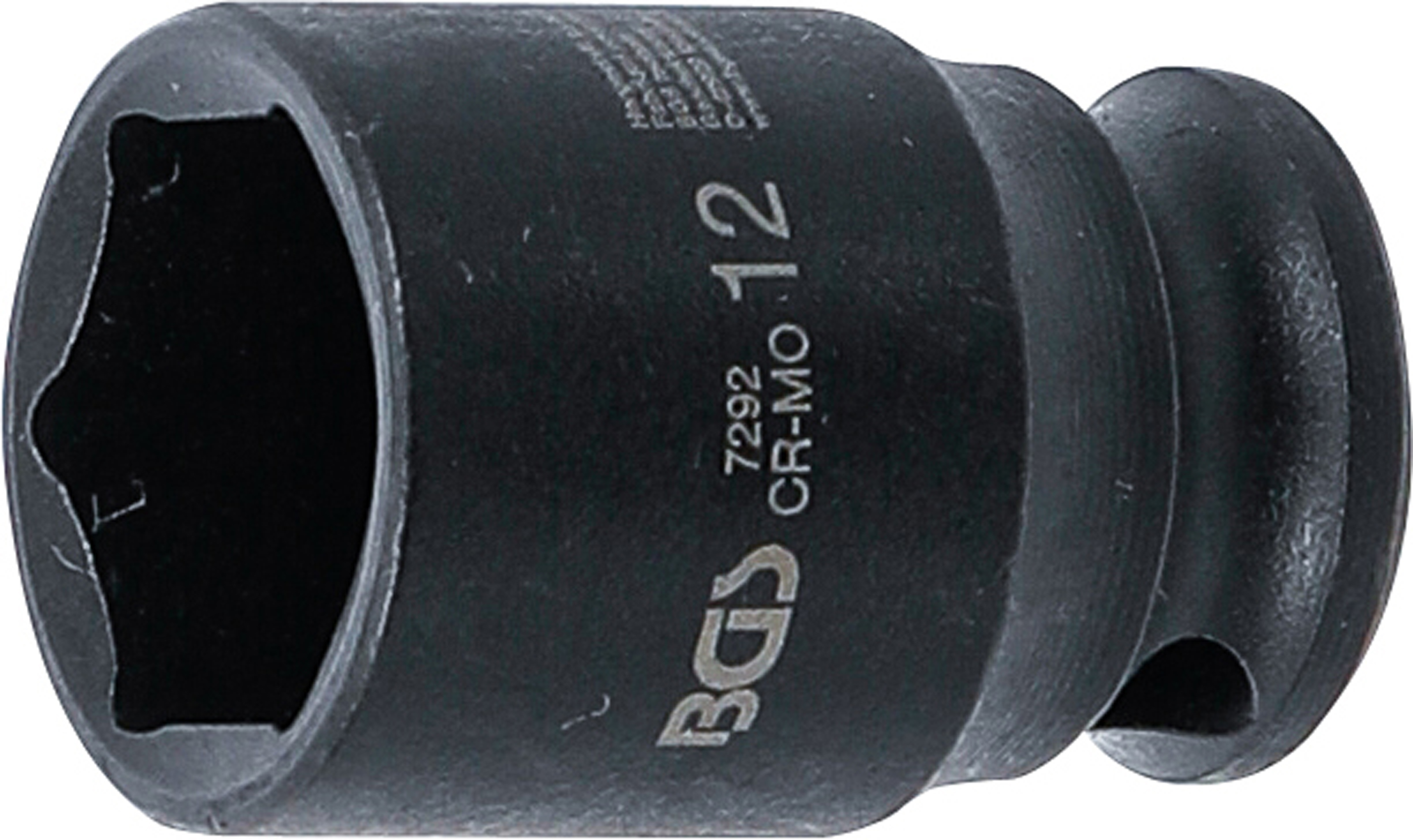 BGS Kraft-Steckschlüssel-Einsatz Sechskant | Antrieb Innenvierkant 6,3 mm (1/4") | SW 12 mm