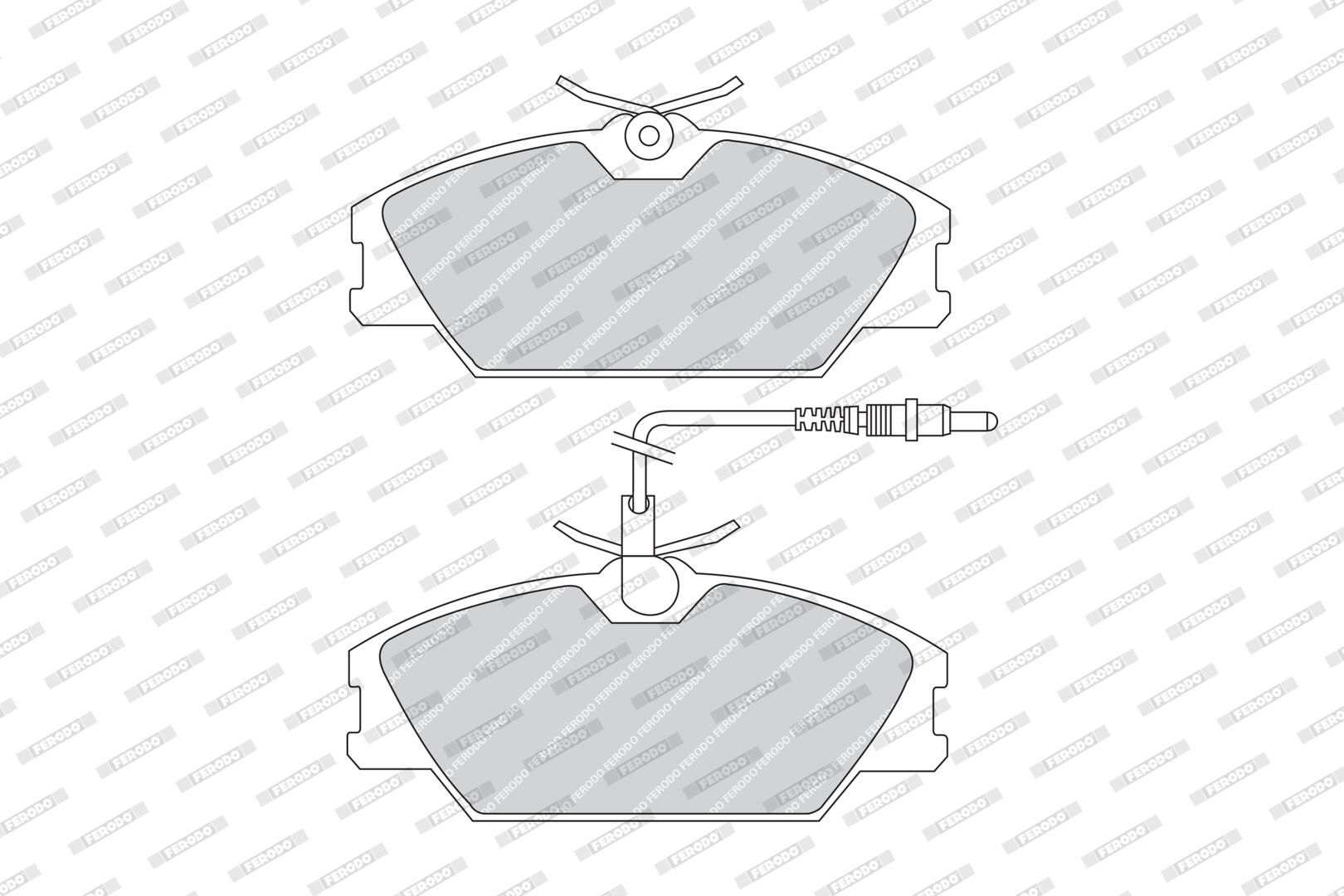Bremsbelagsatz, Scheibenbremse
