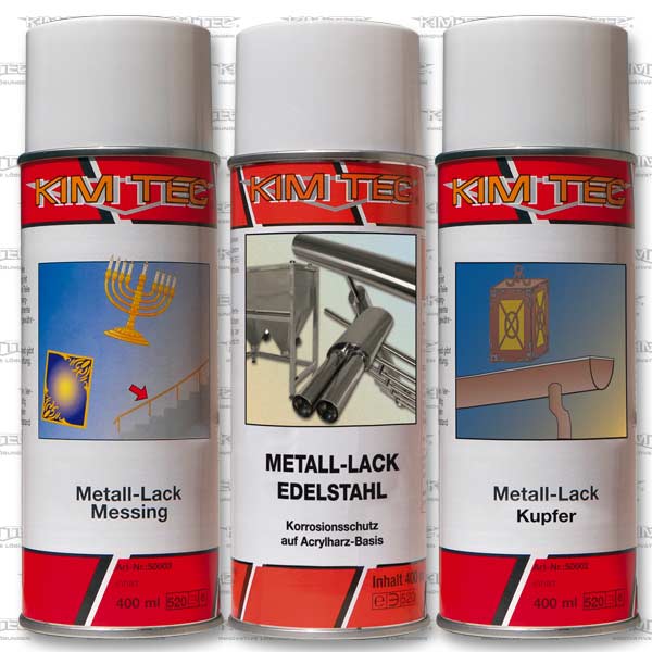 Kim-Tec Metall Effektlack Spray Messinglackspray 400 ml