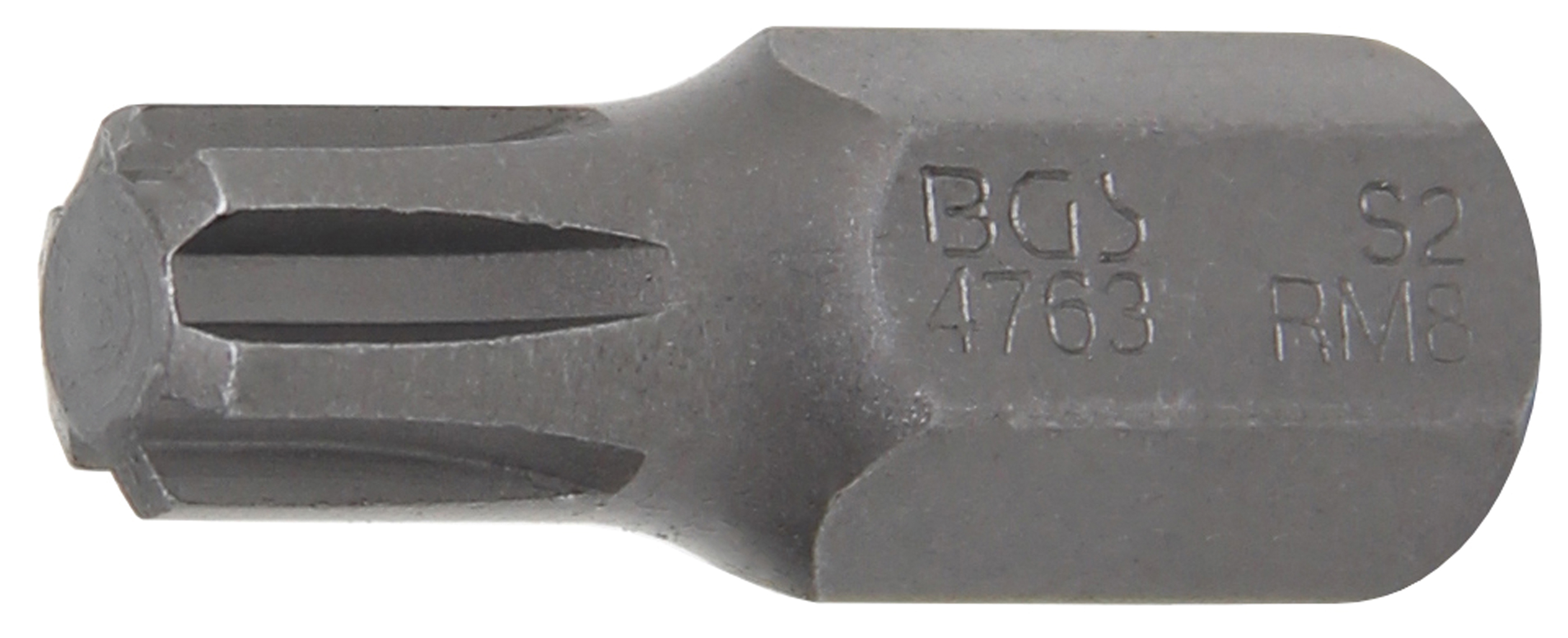 BGS Bit | Antrieb Außensechskant 10 mm (3/8") | Keil-Profil (für RIBE) M8