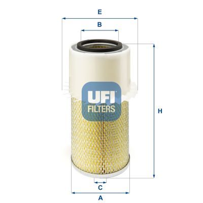 Luftfilter “UFI 264 mm, 415 mm, Filtereinsatz ”