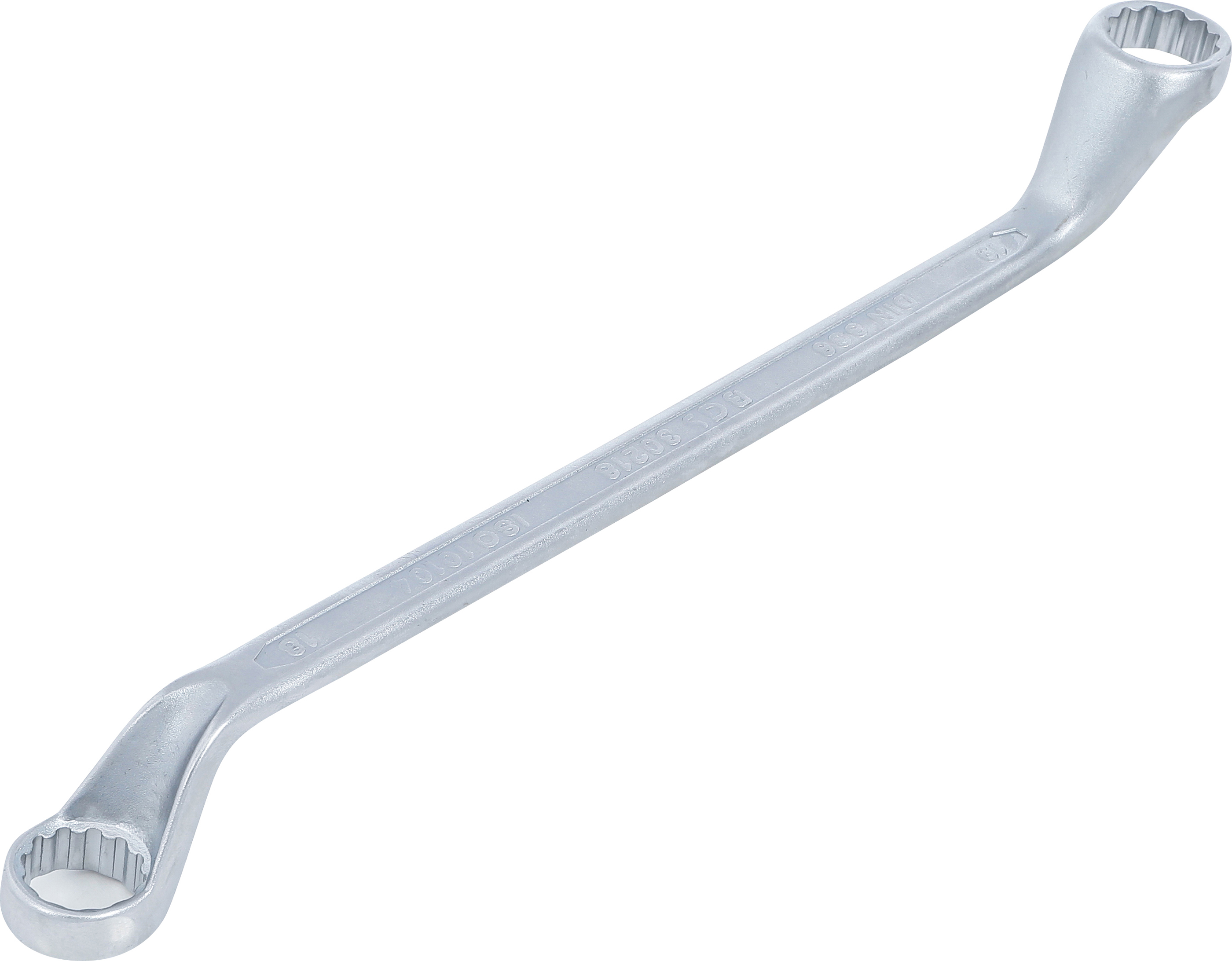 BGS Doppel-Ringschlüssel | tief gekröpft | SW 18 x 19 mm