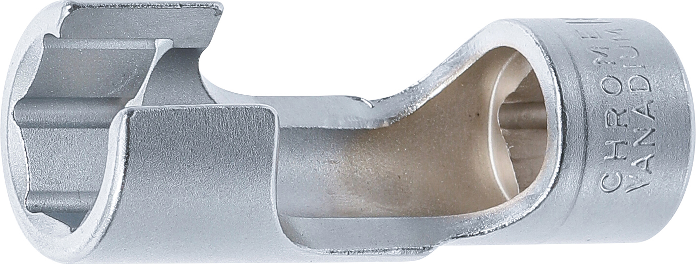 BGS Spezial-Steckschlüssel-Einsatz, geschlitzt | Antrieb Innenvierkant 10 mm (3/8") | SW 16 mm