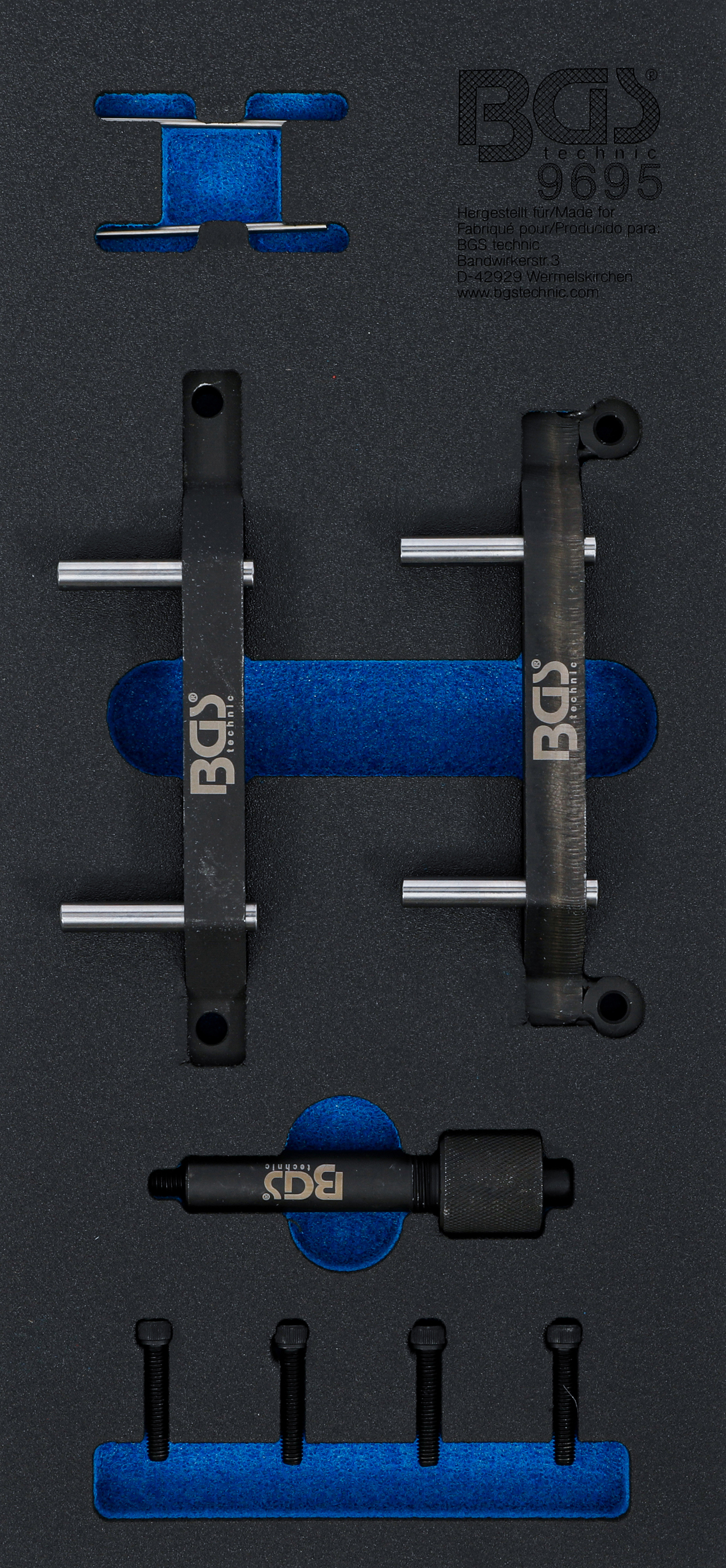 BGS Werkstattwageneinlage 1/3: Motor-Einstellwerkzeug-Satz | für Jeep 3.0 V6 Diesel | 9-tlg.