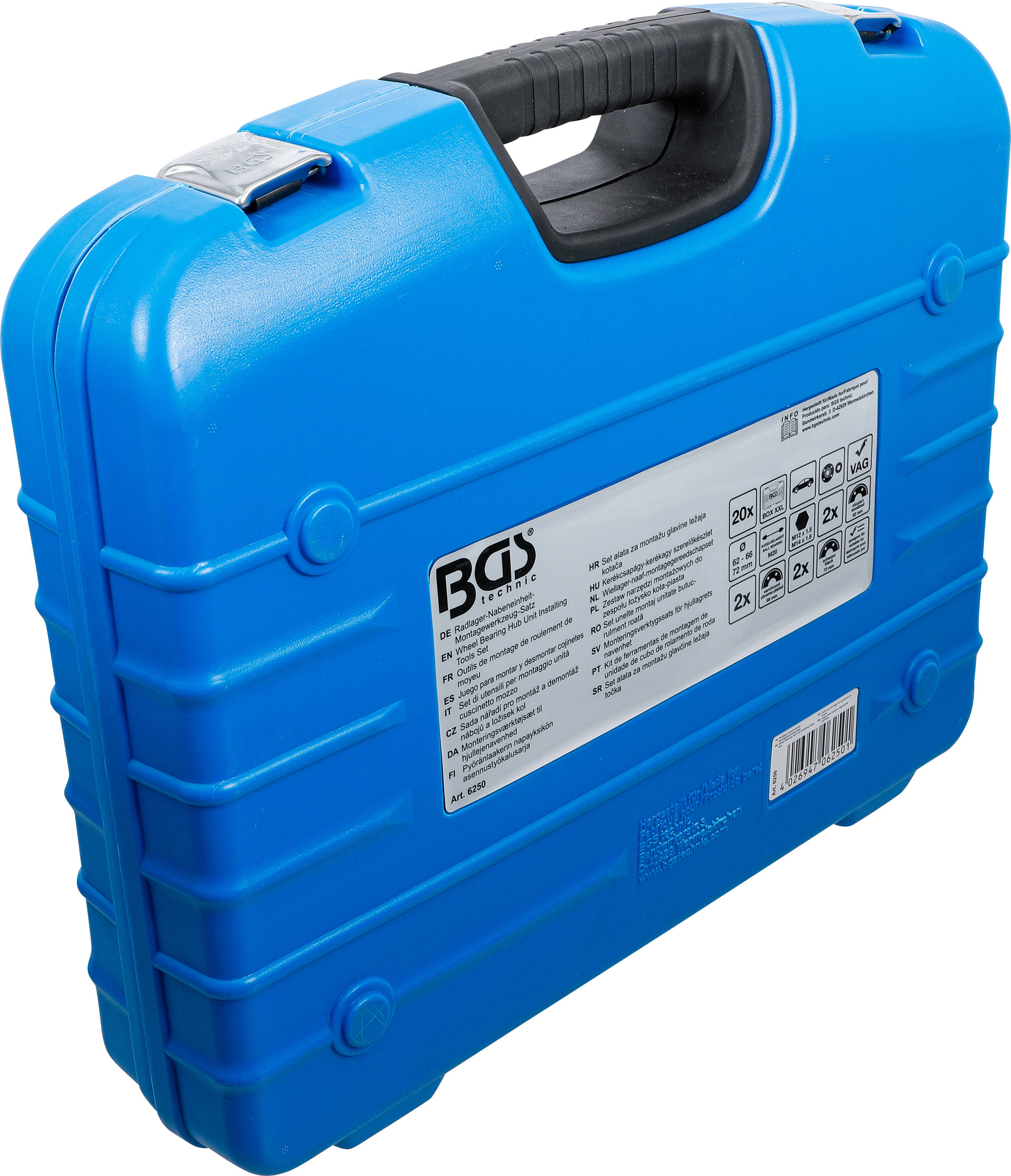 BGS Radlager-Nabeneinheit-Montagewerkzeug-Satz | für VAG | Lagereinheit-Ø 62, 66, 72 mm