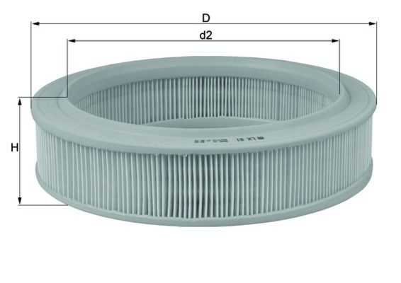 Luftfilter LX81 “KNECHT 62 mm, 245 mm”