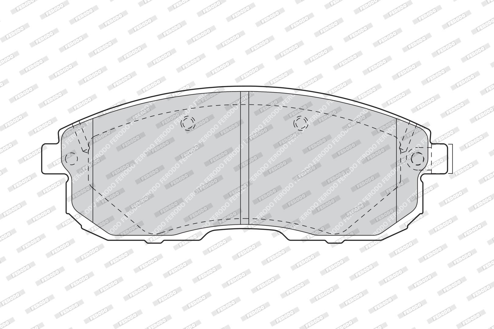 Bremsbelagsatz, Scheibenbremse