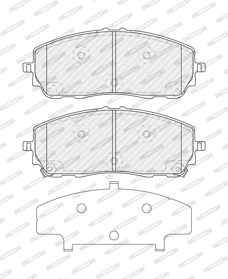 Bremsbelagsatz, Scheibenbremse