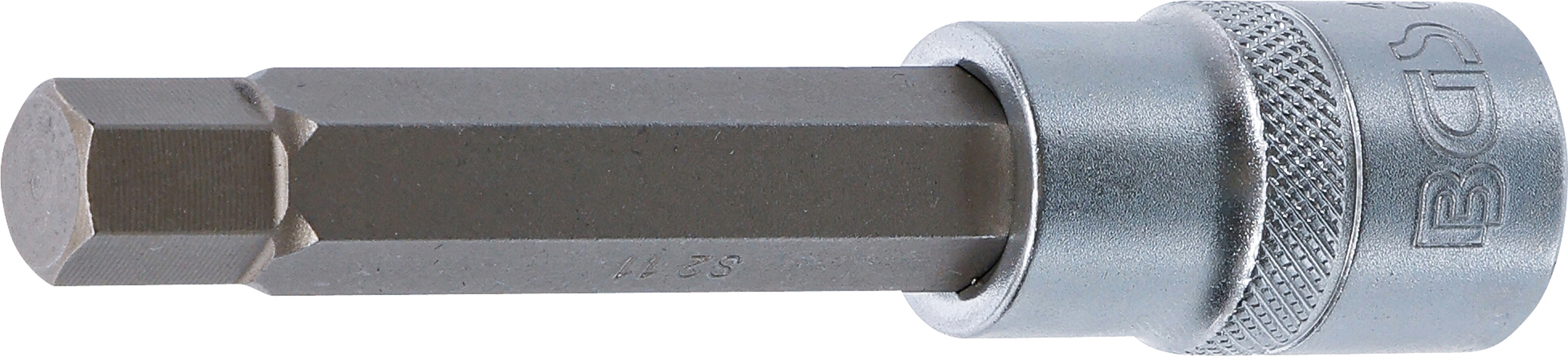BGS Bit-Einsatz | Länge 100 mm | Antrieb Innenvierkant 12,5 mm (1/2") | Innensechskant 11 mm