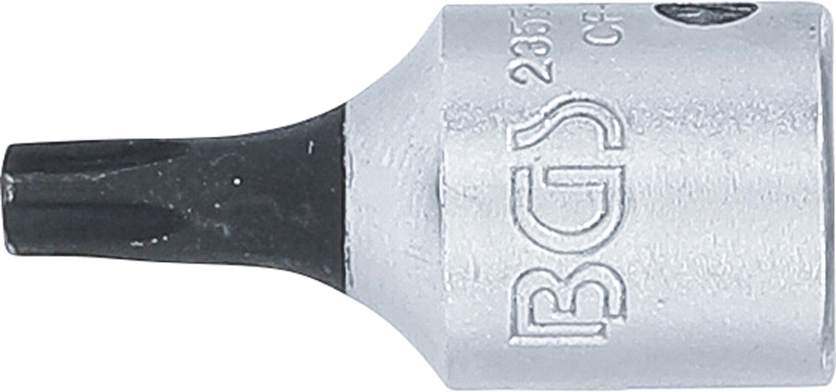 BGS Bit-Einsatz | Antrieb Innenvierkant 6,3 mm (1/4") | TS-Profil (für Torx Plus) mit Bohrung TS20