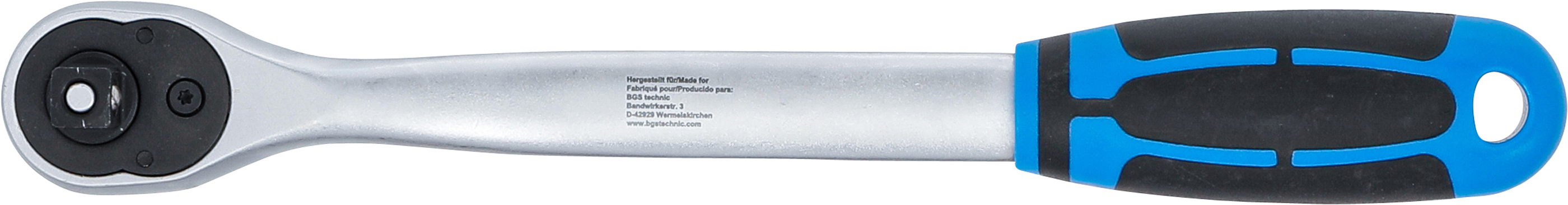 BGS Umschaltknarre | extra lang | Abtrieb Außenvierkant 10 mm (3/8") | 254 mm