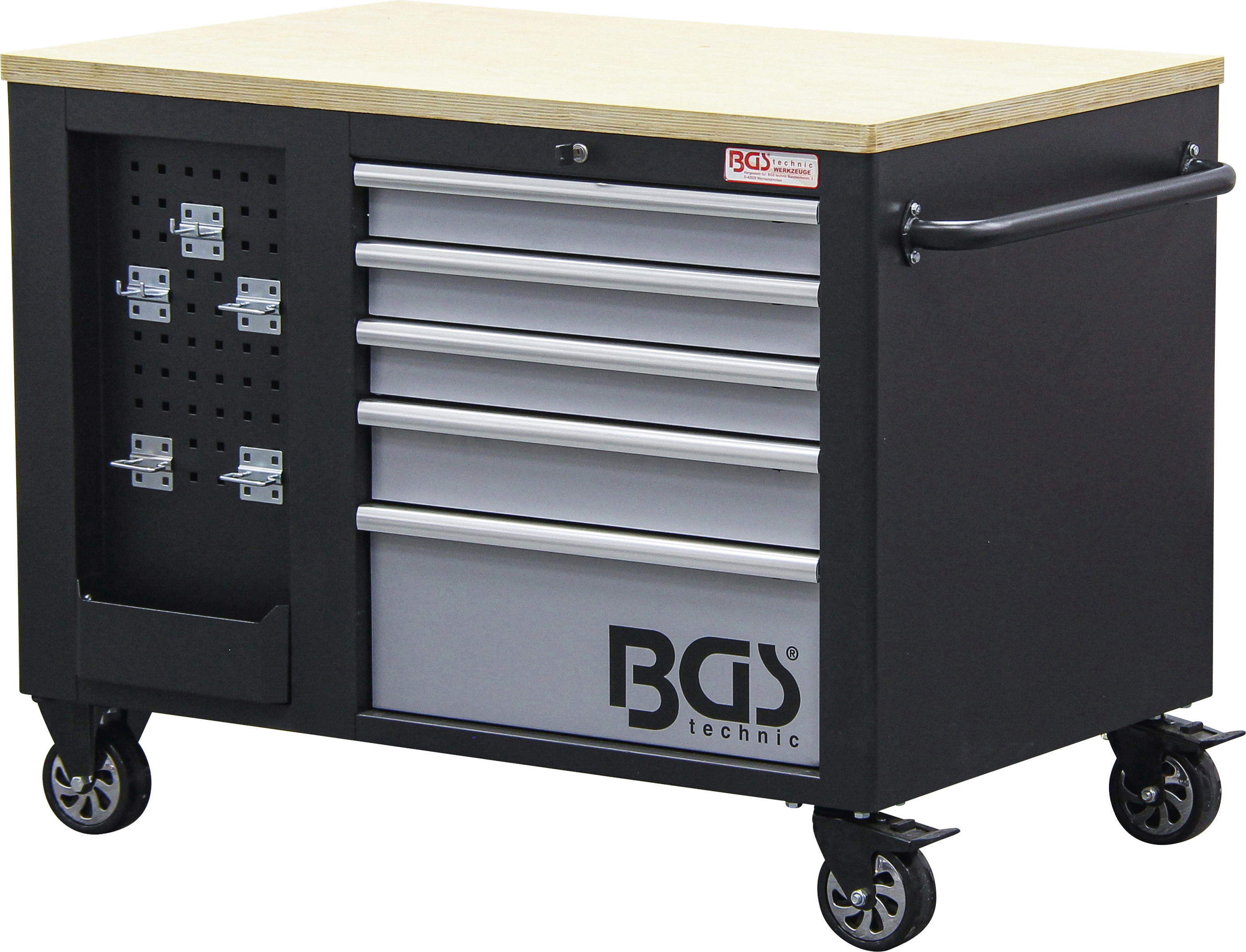 BGS Werkstattwagen | 2 x 5 Schubladen | 1 Schrank | leer