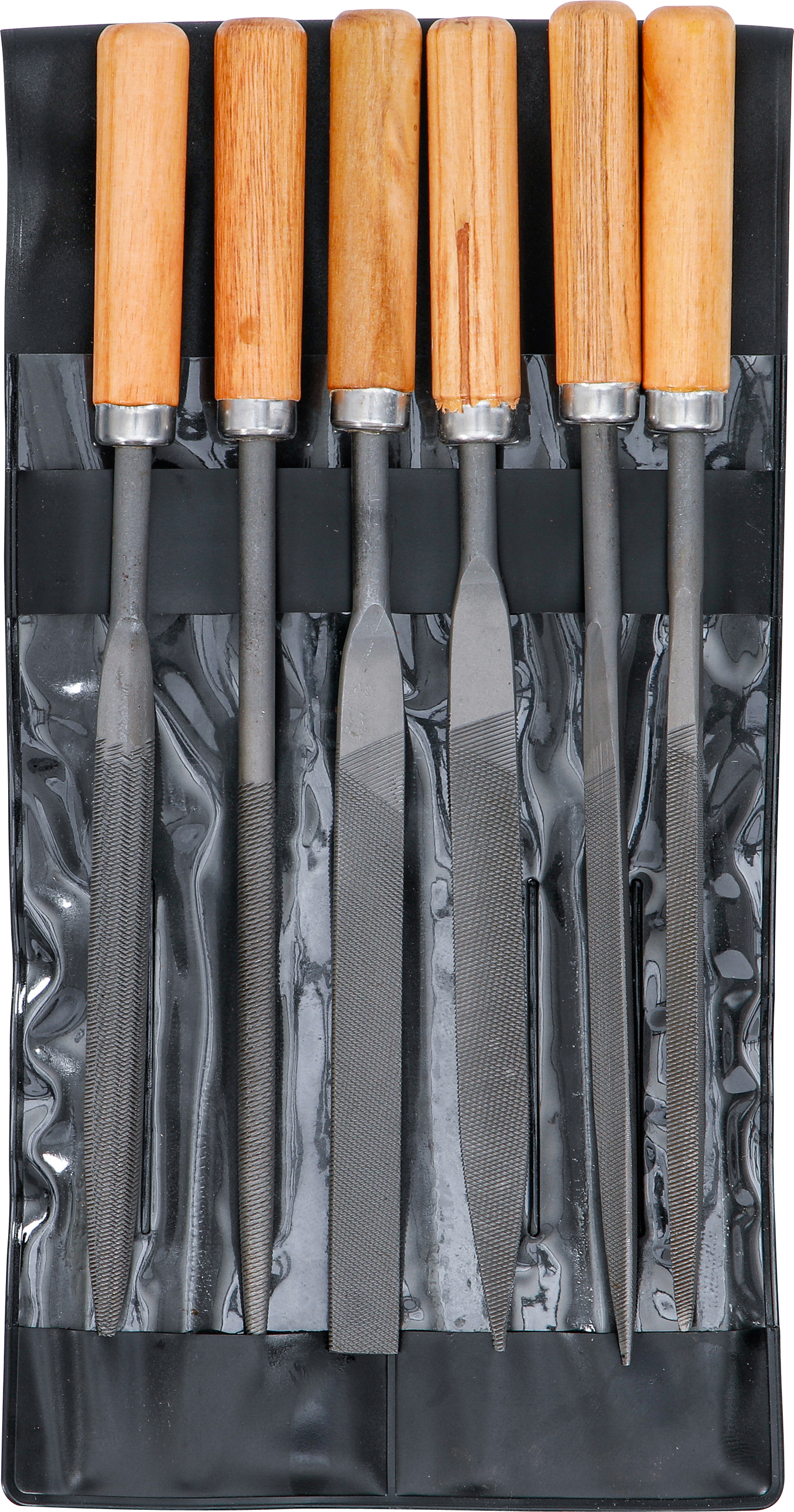 BGS Schlüsselfeilen-Satz | Holzheft | 100 mm | 6-tlg.