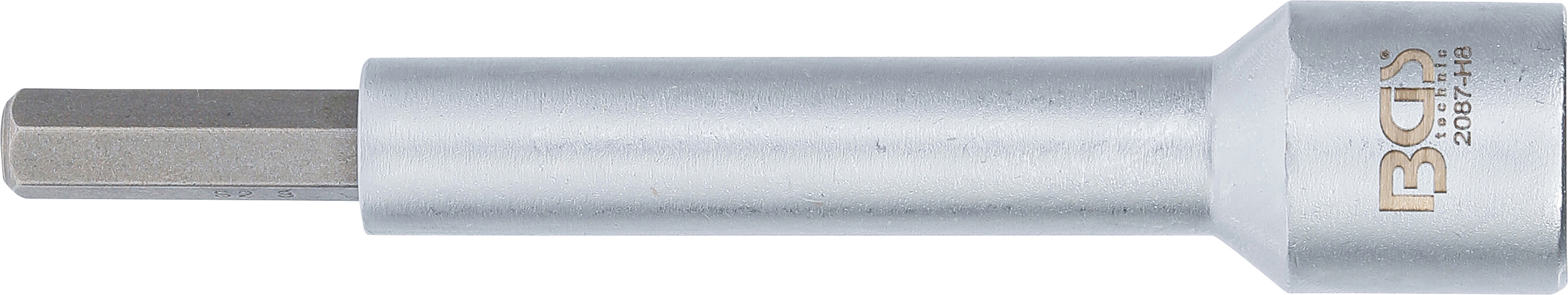 BGS Bit-Einsatz | Antrieb Innenvierkant 12,5 mm (1/2") | Innensechskant 8 mm