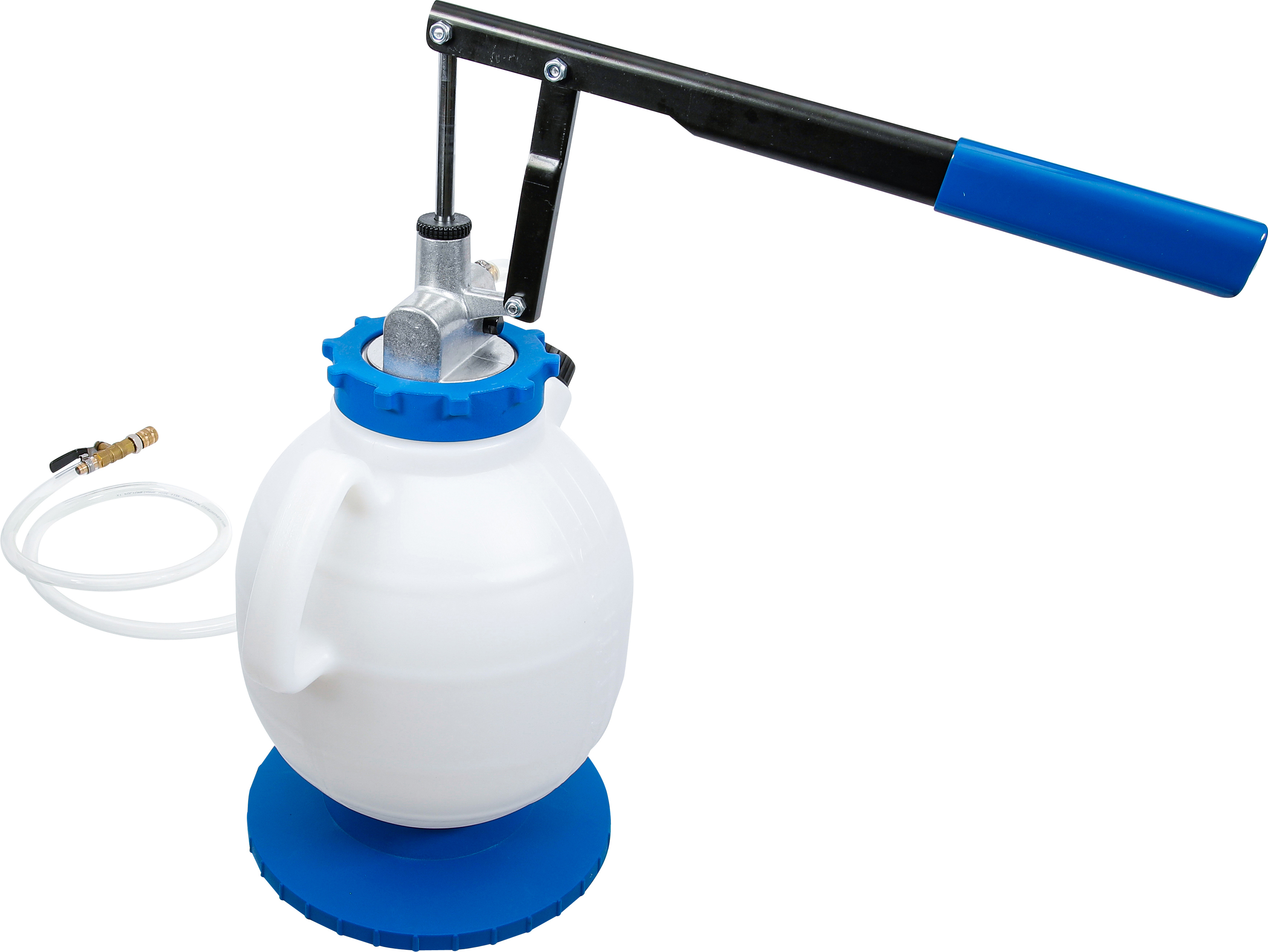 BGS Getriebeöl-Befüllgerät mit Handpumpe | mit 8 Adaptern | 7 l