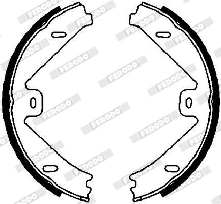 Bremsbackensatz, Feststellbremse