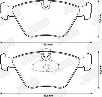Bremsbelagsatz, Scheibenbremse